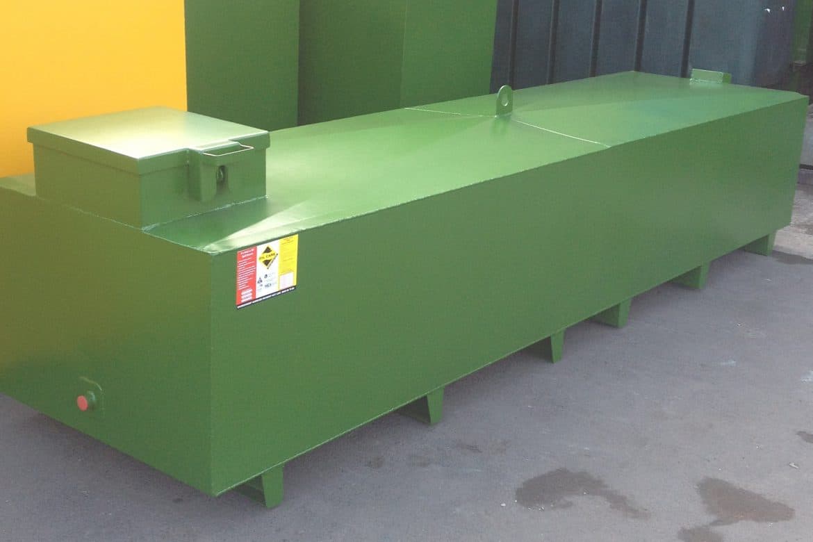 Bespoke fire protected tank