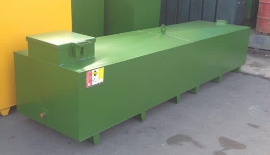 Bespoke fire protected tank