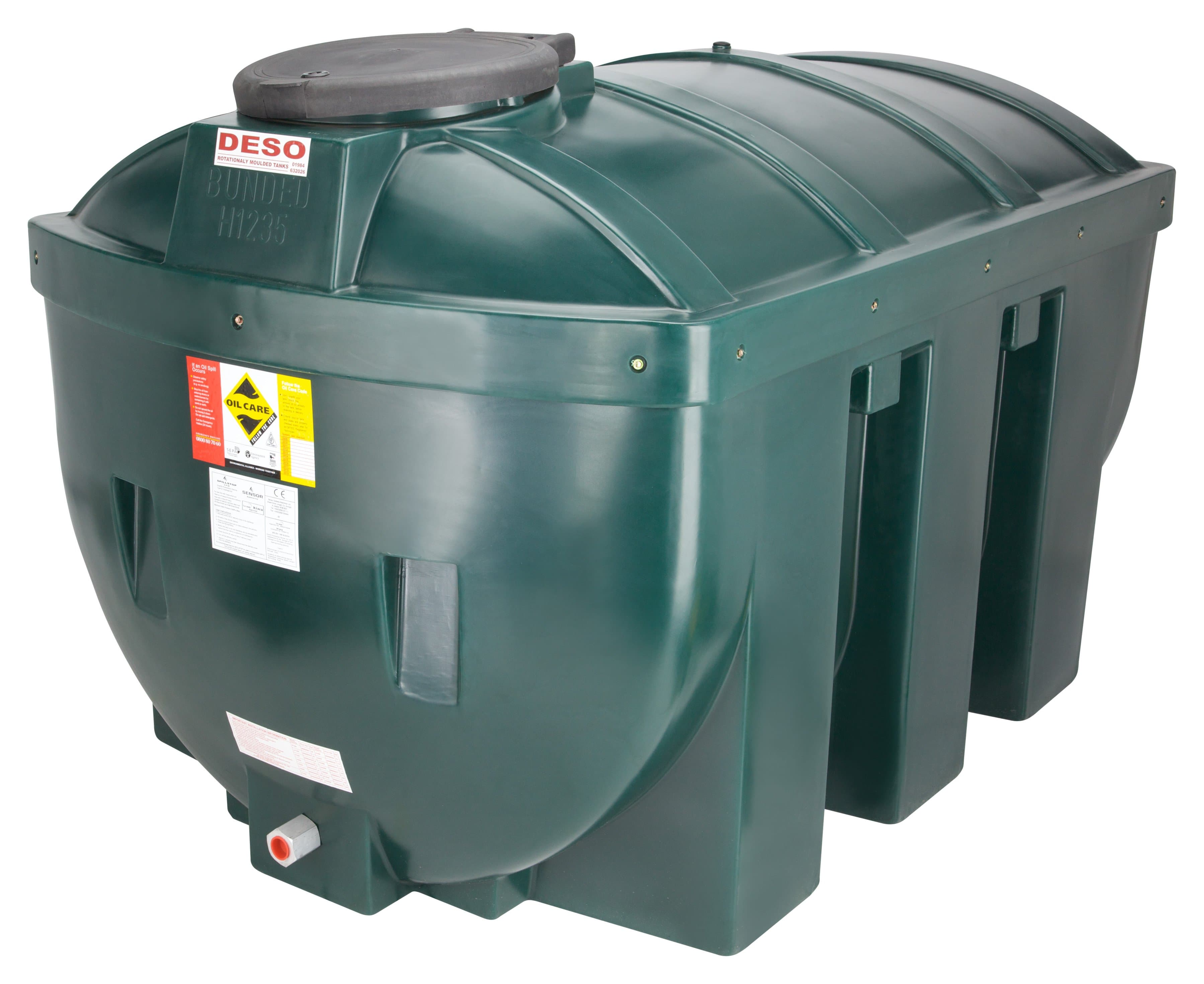 Deso H1235BT Bunded Plastic Oil Tank | Buy Online at Total Tanks