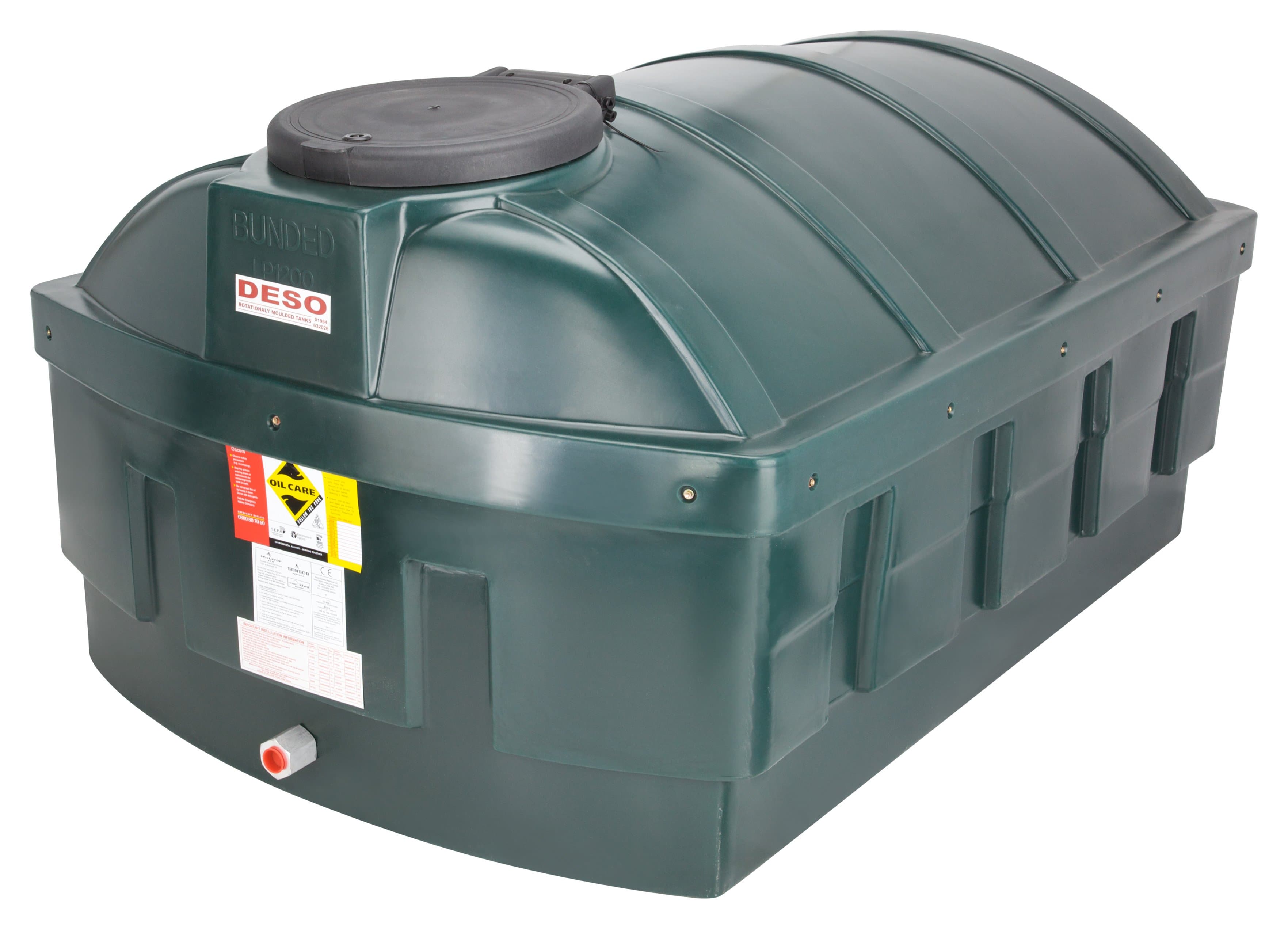 Deso LP1200BT Bunded Plastic Oil Tank | Buy Online at Total Tanks