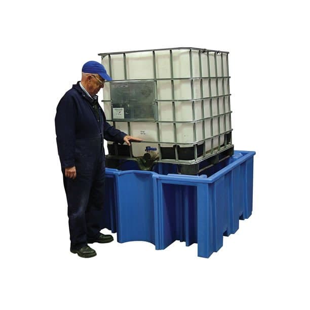 Image of Deso SL650 Wow Bunded Plastic Waste Oil Tank