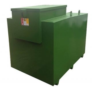 1300 litre bunded steel dispensing tank