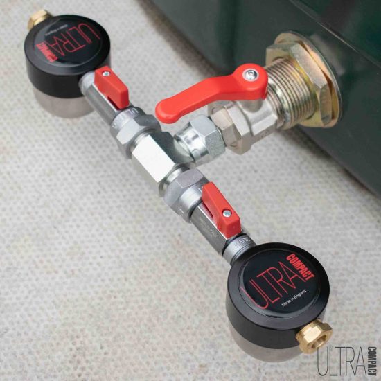 Oil Tank Fitting Kit With Twin Outlet