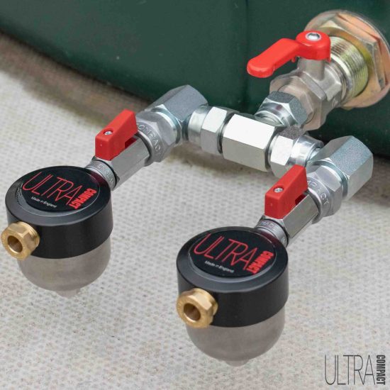 Oil Tank Twin Elbow Outlet Kit