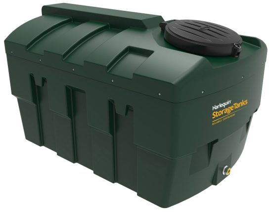 Harlequin 1200 Low Profile Plastic Oil Tank